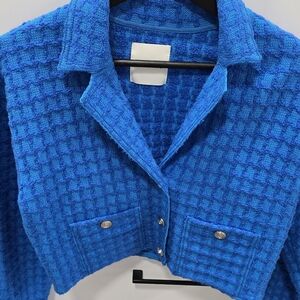 Sandro Cropped Tweed Jacket Brand New Condition